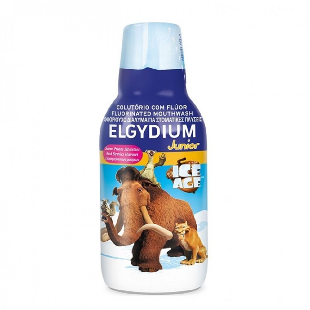 Elgydium Ice Junior Вода за уста за деца х500 мл - Вода за уста