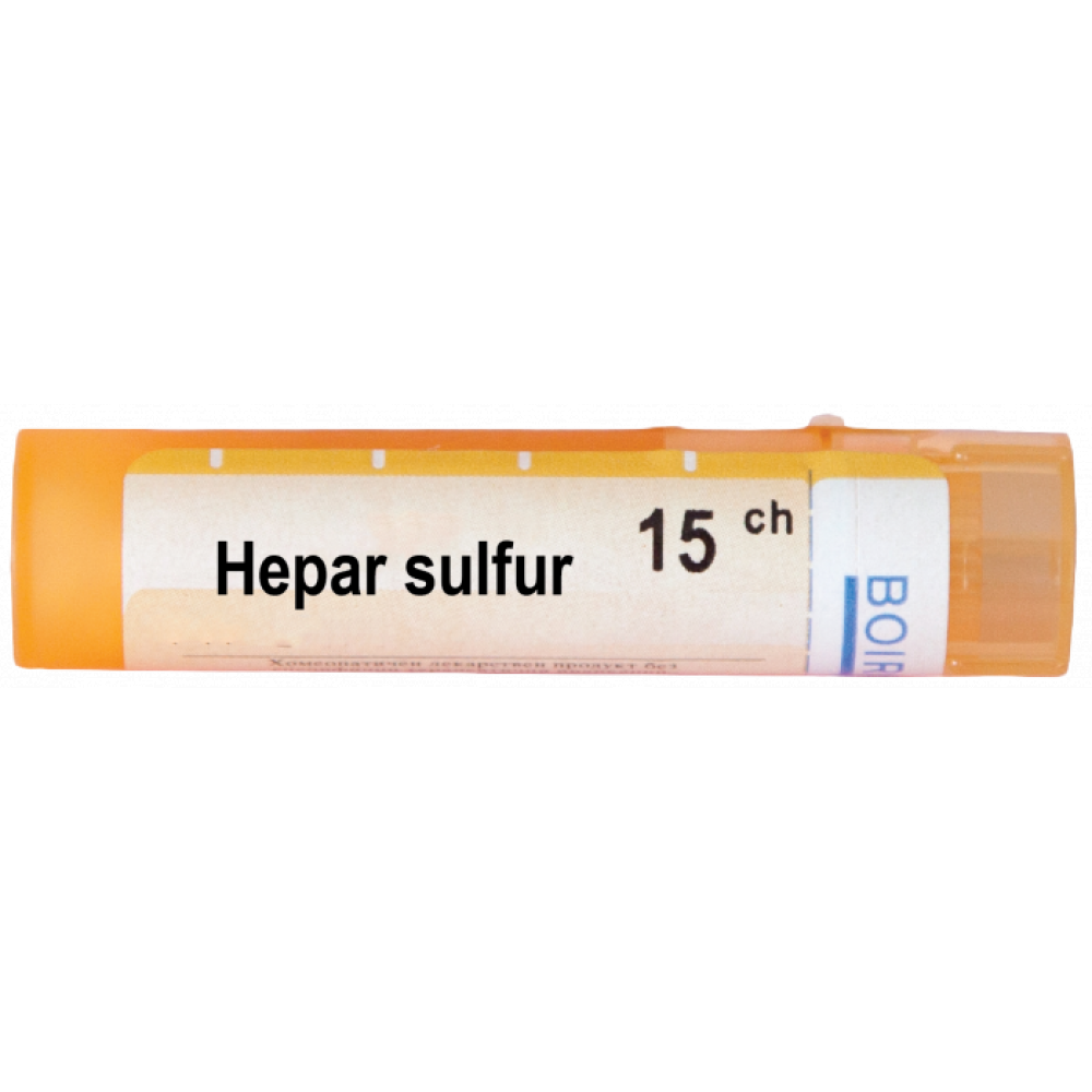 Хепар сулфурис калкареум 15 СН / Hepar sulfuris calcareum 15 CH - Монопрепарати