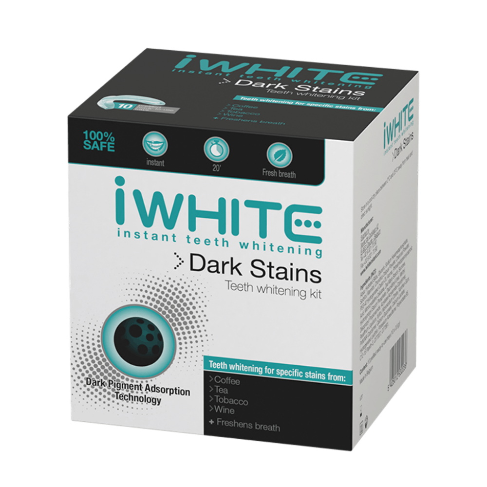 IWhite Instant set teeth whitening rails 10 br. / Ай Уайт Инстант сет шини за избелване на зъби 10 бр - Орална хигиена