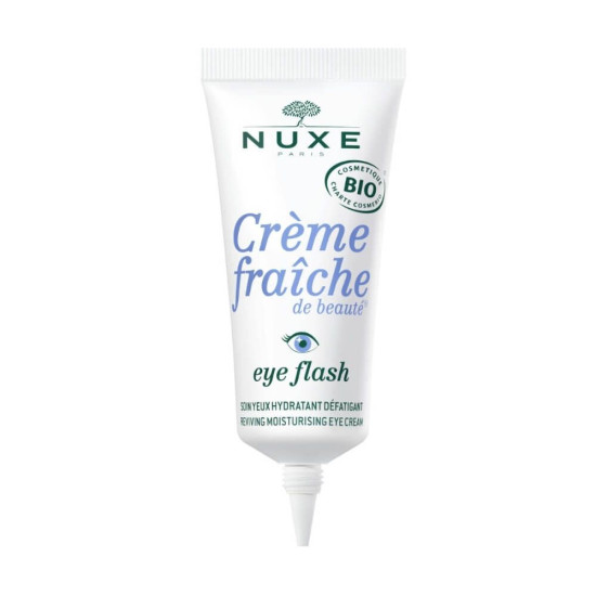 NUXE CREME FRАICHE Eye Flash озаряващ хидратиращ околоочен крем за всеки тип кожа 15 мл