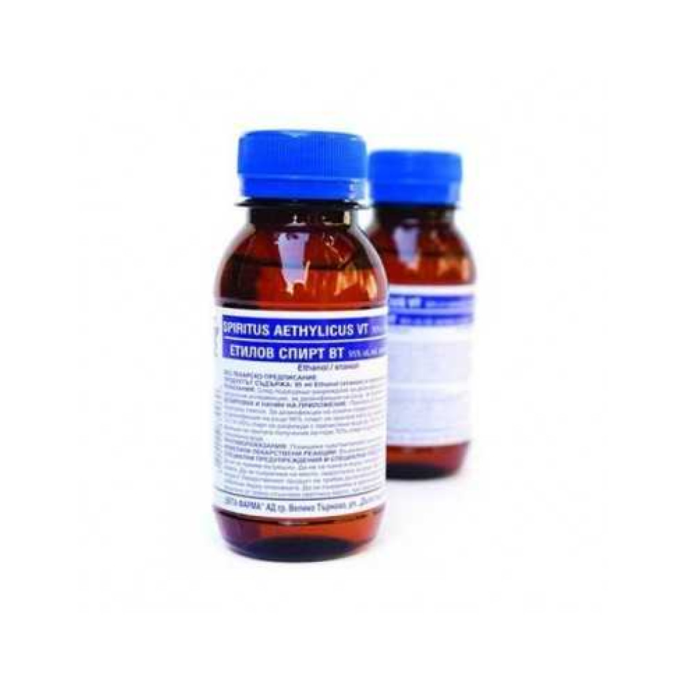 Ethyl Spirit 95% 100 ml Beta Pharma / Етилов Спирт 95% 100 мл Вета Фарма - Дезинфекция