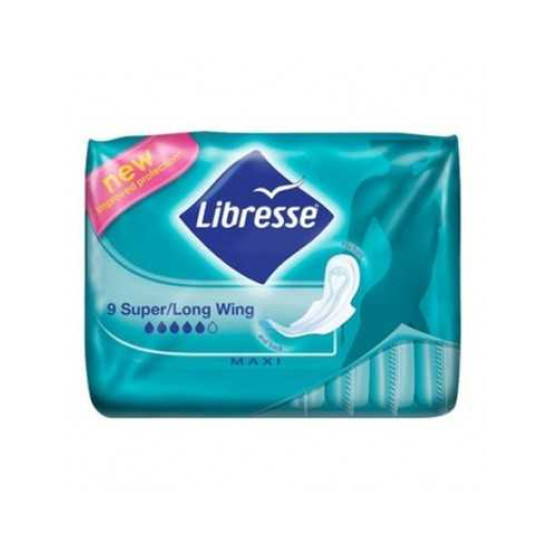 ᐉ Women's dressings Libresse Maxi Wing Long 9 pcs / Дамски превръзки Либрес макси Уинг Лонг 9 бр