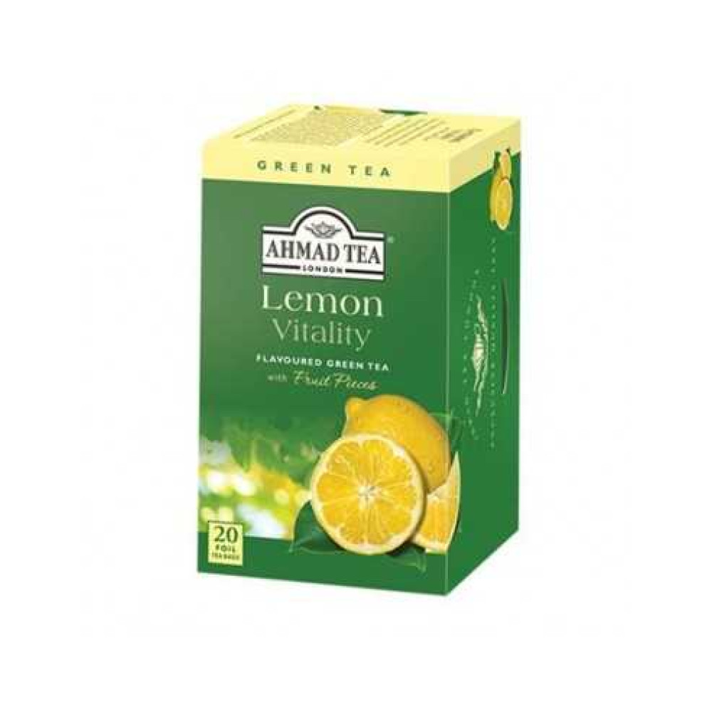 Ahmad Зелен чай с лимон 20 бр. - Билки и чай