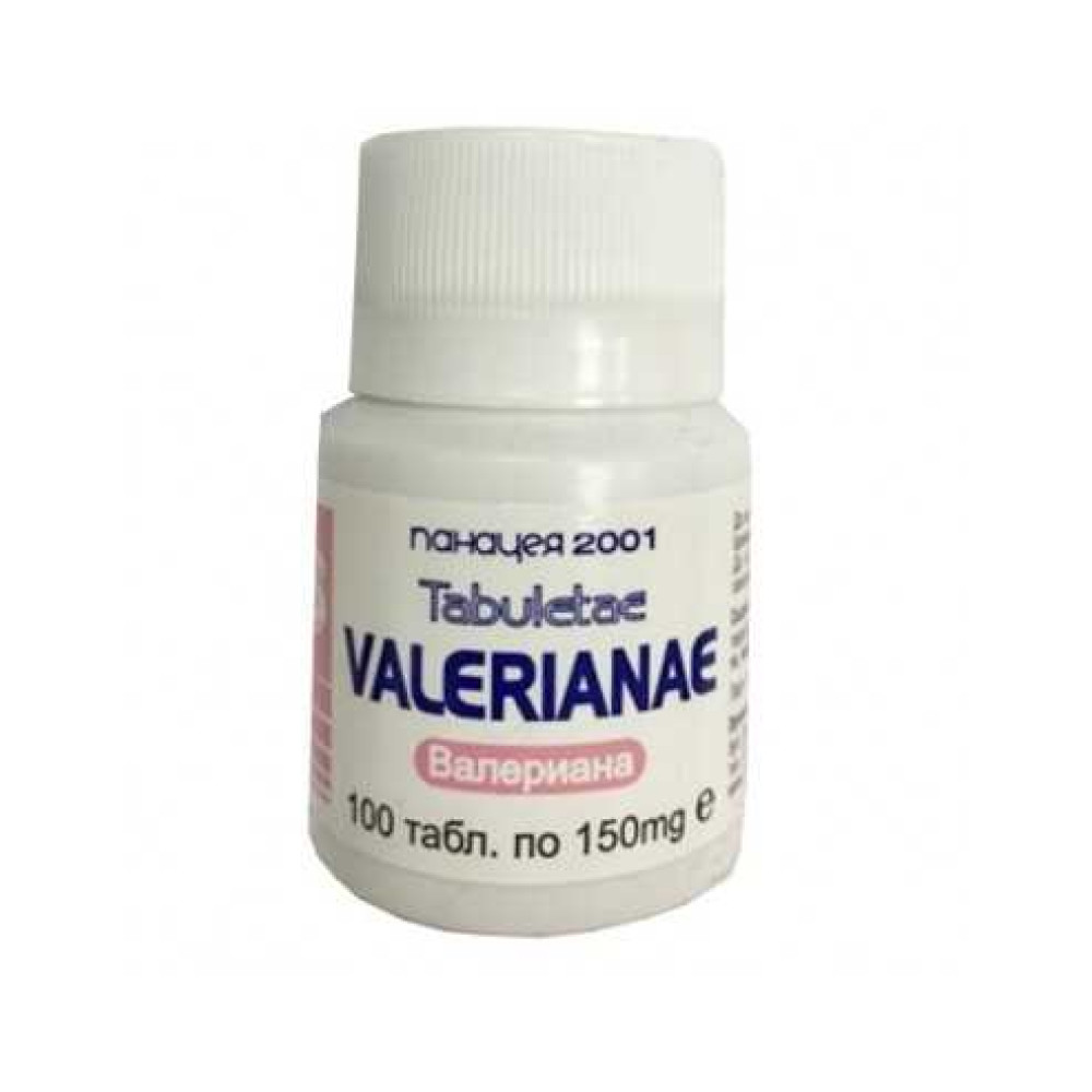 Valeriana Panacea 100 tablets / Валериана Панацея 100 таблетки - Безсъние и напрежение