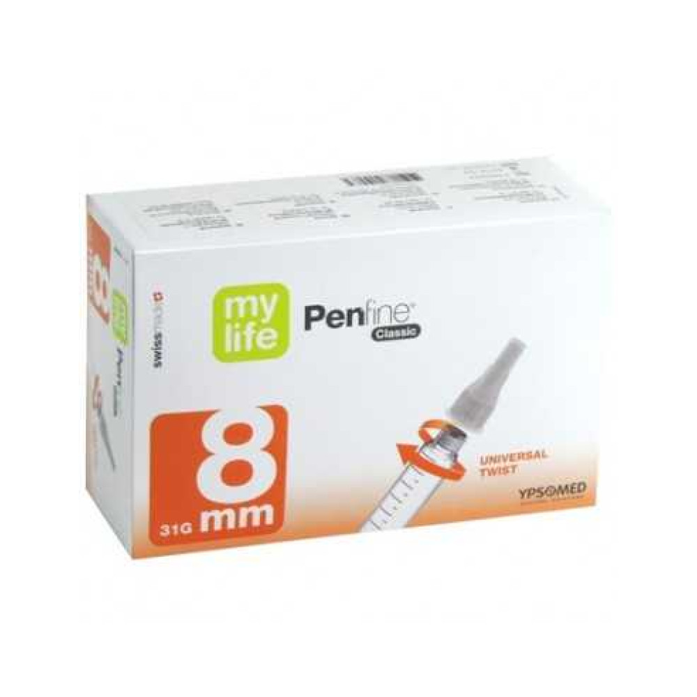 Pen needles Pen-Fine 31G / 8 1pc. / Игли за писалка Pen-Fine 31G/8 1бр. - Спринцовки и игли