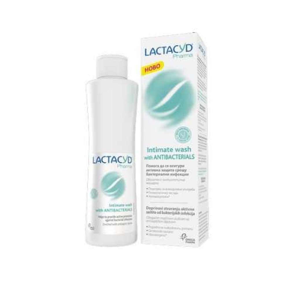 Lactacyd Интимен антибактериален измиващ гел 250 мл - Интимна хигиена