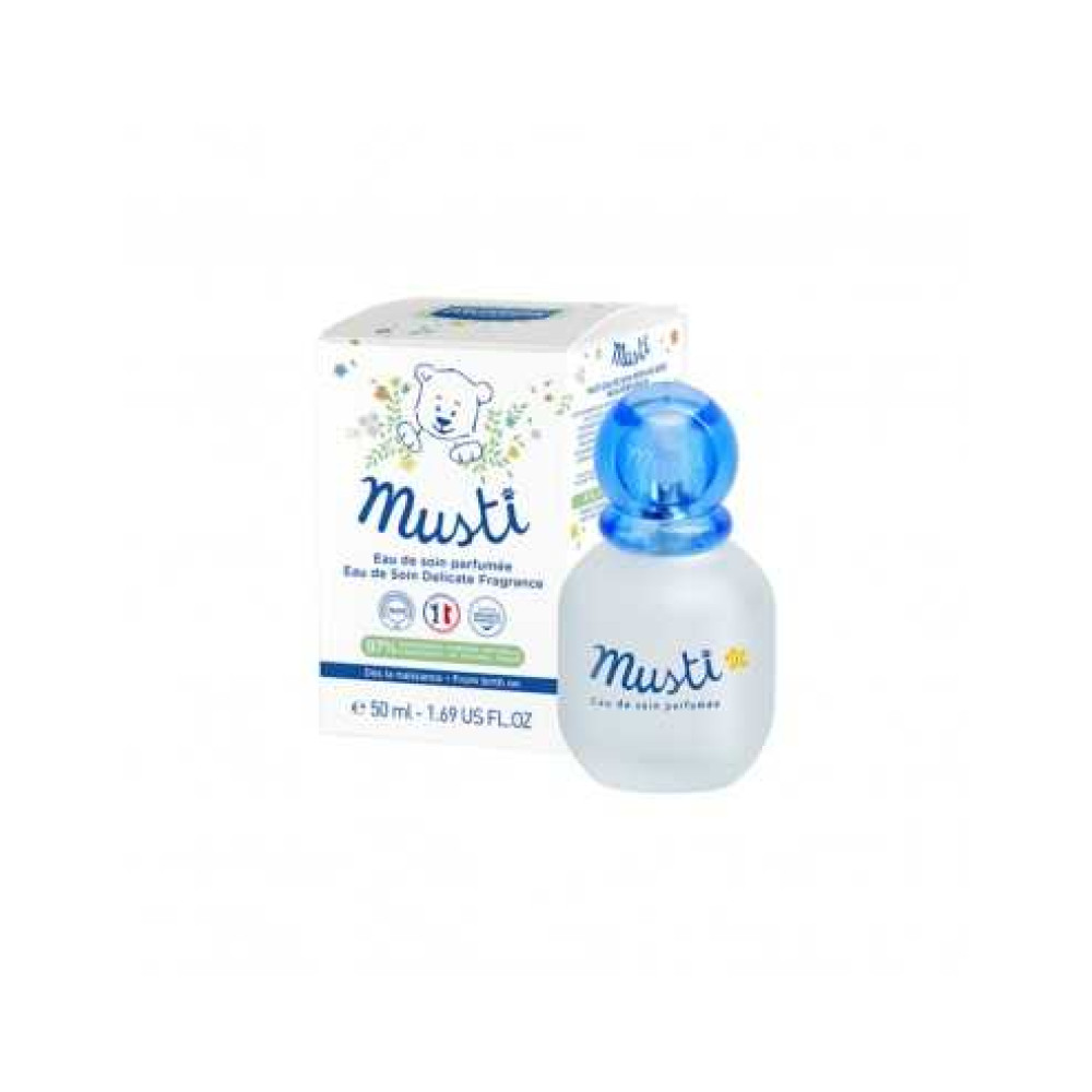 Mustela Musti Парфюмна вода за бебета и деца с деликатен аромат 50 мл - Детска козметика