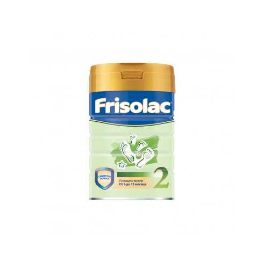 Frisolac 2 Бебешко преходно адаптирано мляко 6+ х400 грама - Бебешки храни