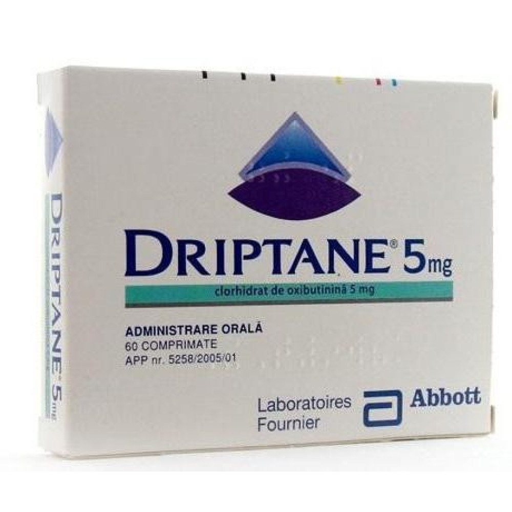Driptan 5mg 60 tablets / Дриптан 5мг 60 таблетки - Лекарства с рецепта