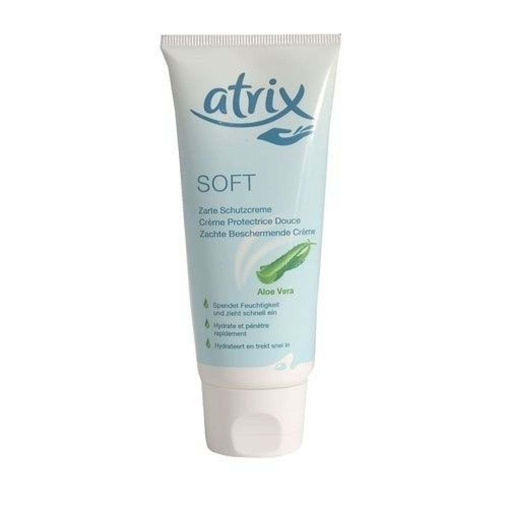 Atrix Intensive protection cream for hands with aloe 100 ml / Атрикс Защитаващ крем за ръце с алое 100 мл - Крем за Ръце