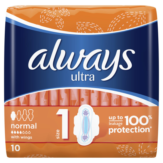 ДАМСКИ ПРЕВРЪЗКИ ОЛУЕЙС ULTRA Normal х 10 бр
