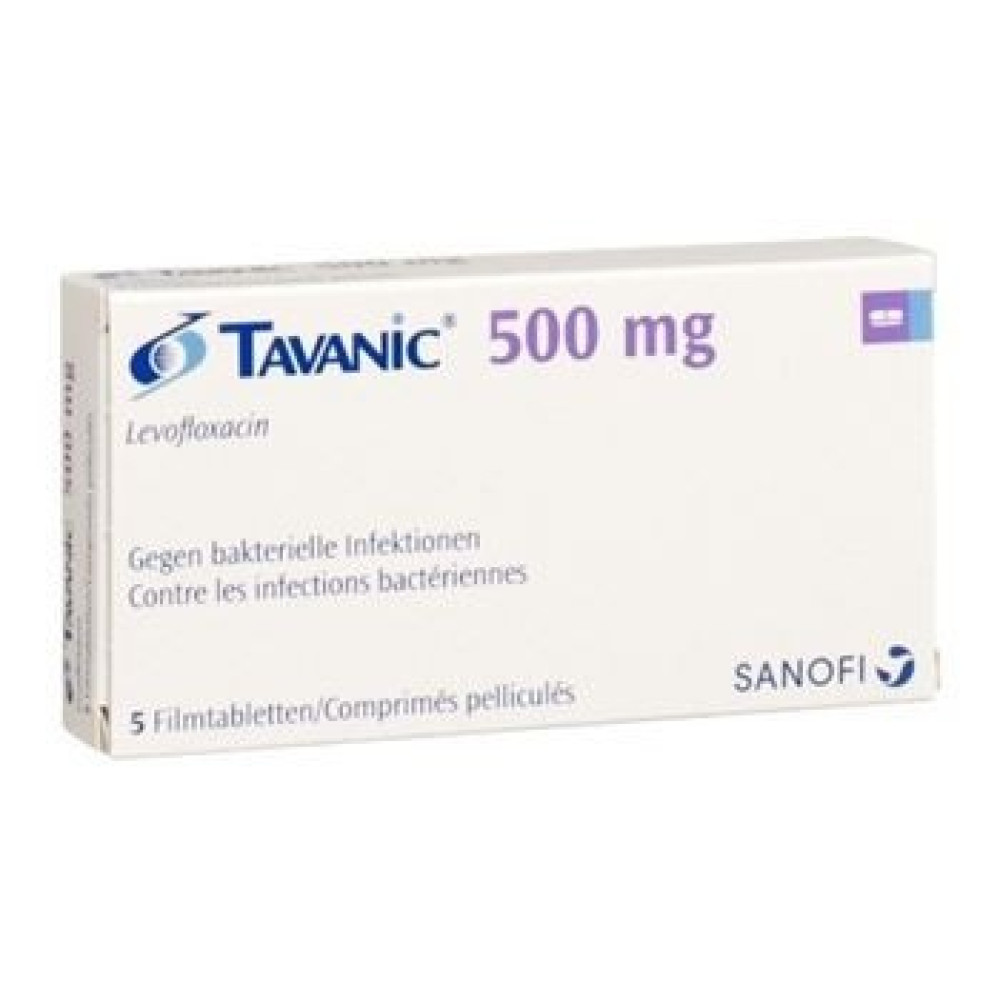 Tavanic 500 mg 5 film-coated tablets / Таваник 500 mg 5 филмирани таблетки - Лекарства с рецепта
