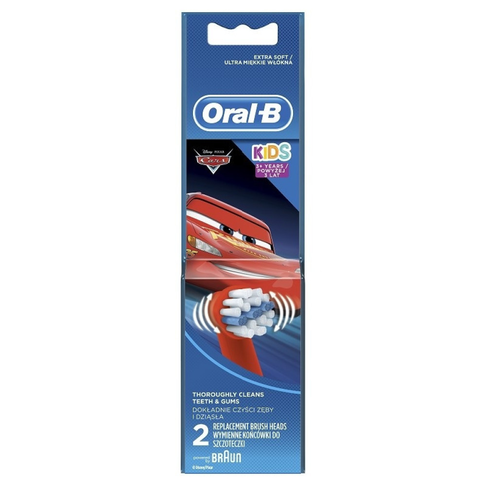 Oral-B electric children toothbrush nozzles 2 pcs / Накрайници за детска електрическа четка за зъби Орал-Би 2 бр. - Електрическа Четка за Зъби за Деца
