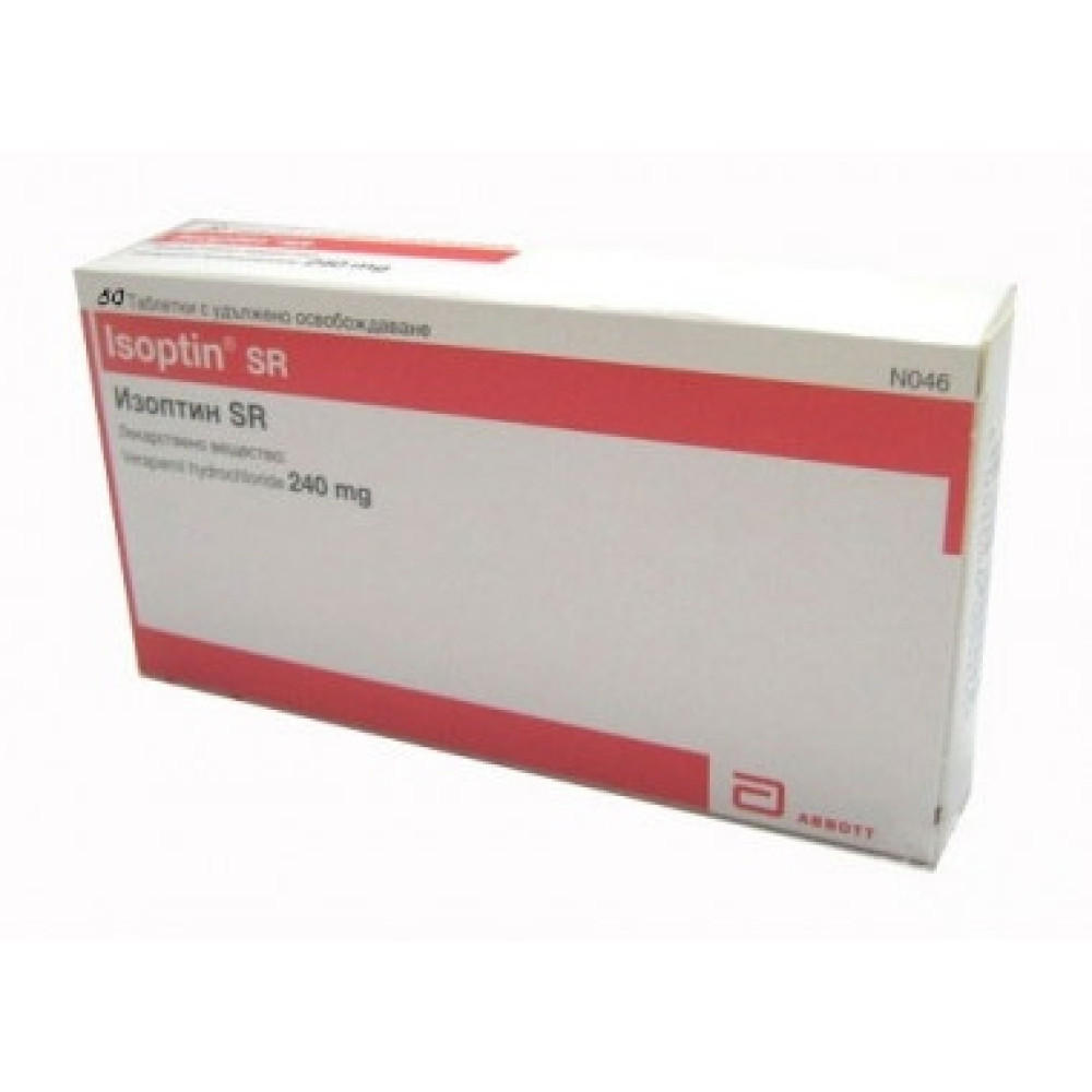 Isoptin SR 240 mg 50 tablets / Изоптин SR 240 mg 50 таблетки - Лекарства с рецепта