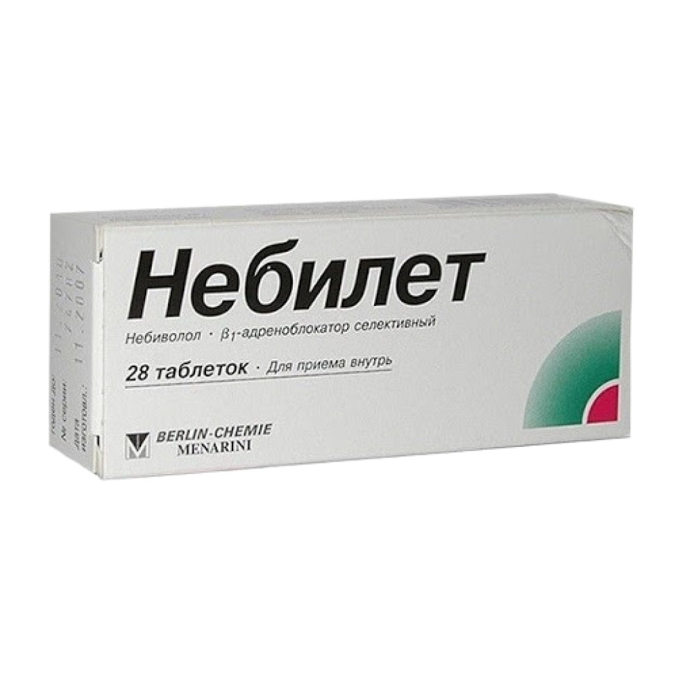 Nebilet 5 mg 28 tablets / Небилет 5 мг 28 таблетки - Лекарства с рецепта