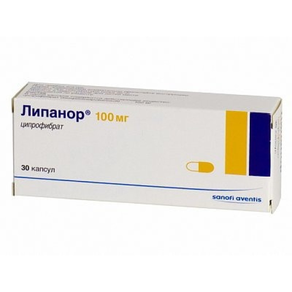 ЛИПАНОР капс 100 мг х 30 бр