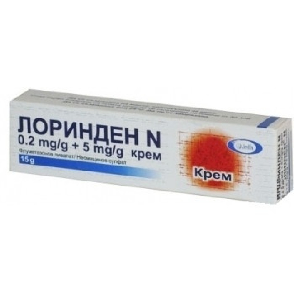Lorinden N 0,2 mg/5 mg/g cream 15 gr. / Лоринден N 0,2 mg /5mg/g крем 15 гр. - Лекарства с рецепта