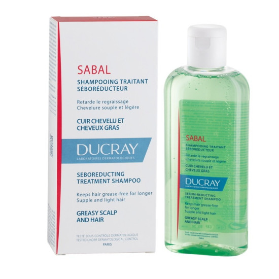 DUCRAY SABAL SEBOREDUCTING TREATMENT SHAMPOO себоредуциращ третиращ шампоан за мазна коса и скалп 200 мл