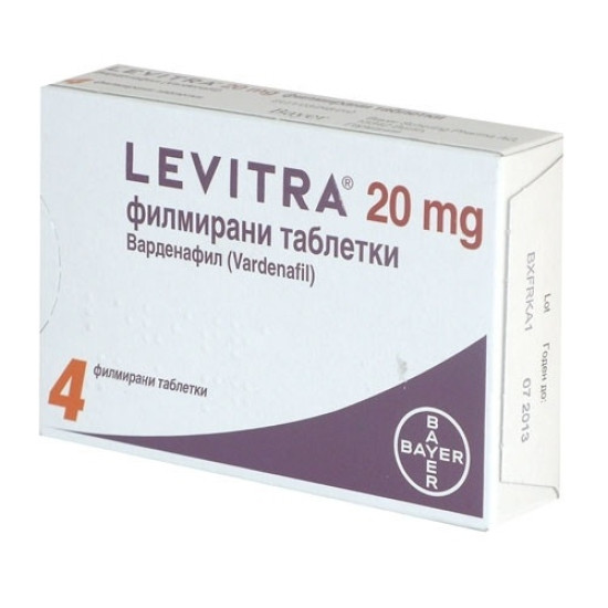 ЛЕВИТРА табл 20 мг х 4 бр