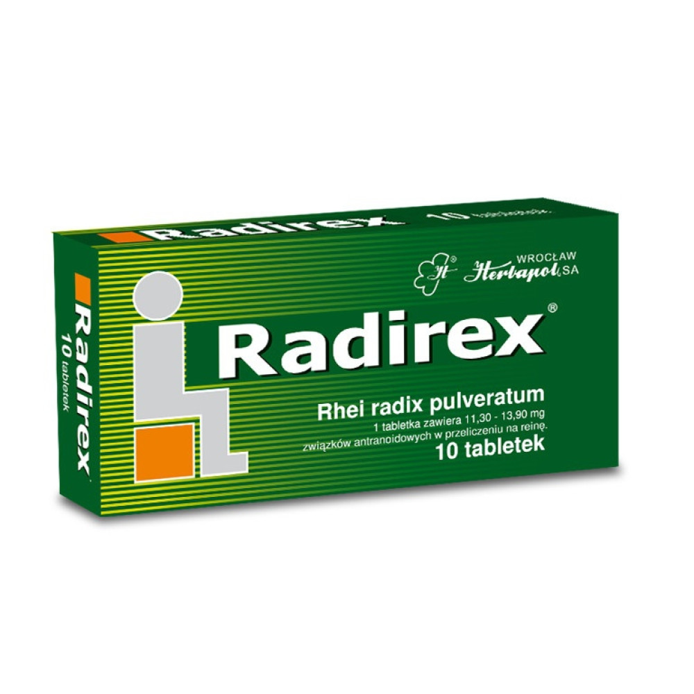 Radirex 10 tablets / Радирекс 10 таблетки - Храносмилане