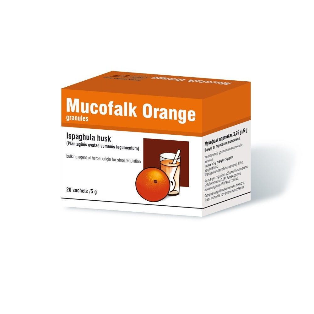Mucofalk orange 300 g 20 capsules / Мукофалк портокал 300 гр 20 капсули - Стомашно-чревни проблеми