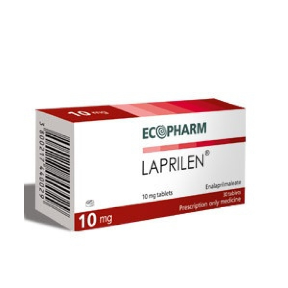 Laprilen 10 mg 30 tablets / Лаприлен 10 мг 30 таблетки - Лекарства с рецепта