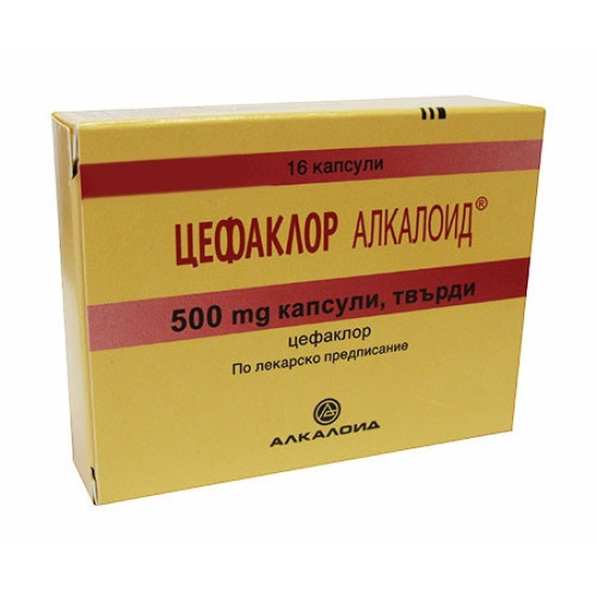 ᐉ ЦЕФАКЛОР АЛКАЛОИД капс 500 мг x 16 бр