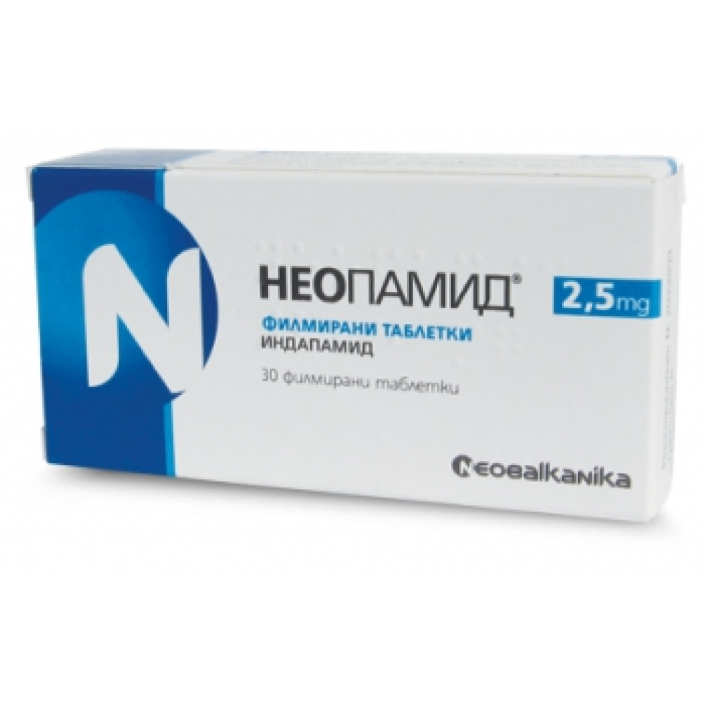 Neopamid SR 2,5 mg 30 prolonged-release tablets / Неопамид СР 2,5 mg 30 таблетки с удължено освобождаване - Лекарства с рецепта