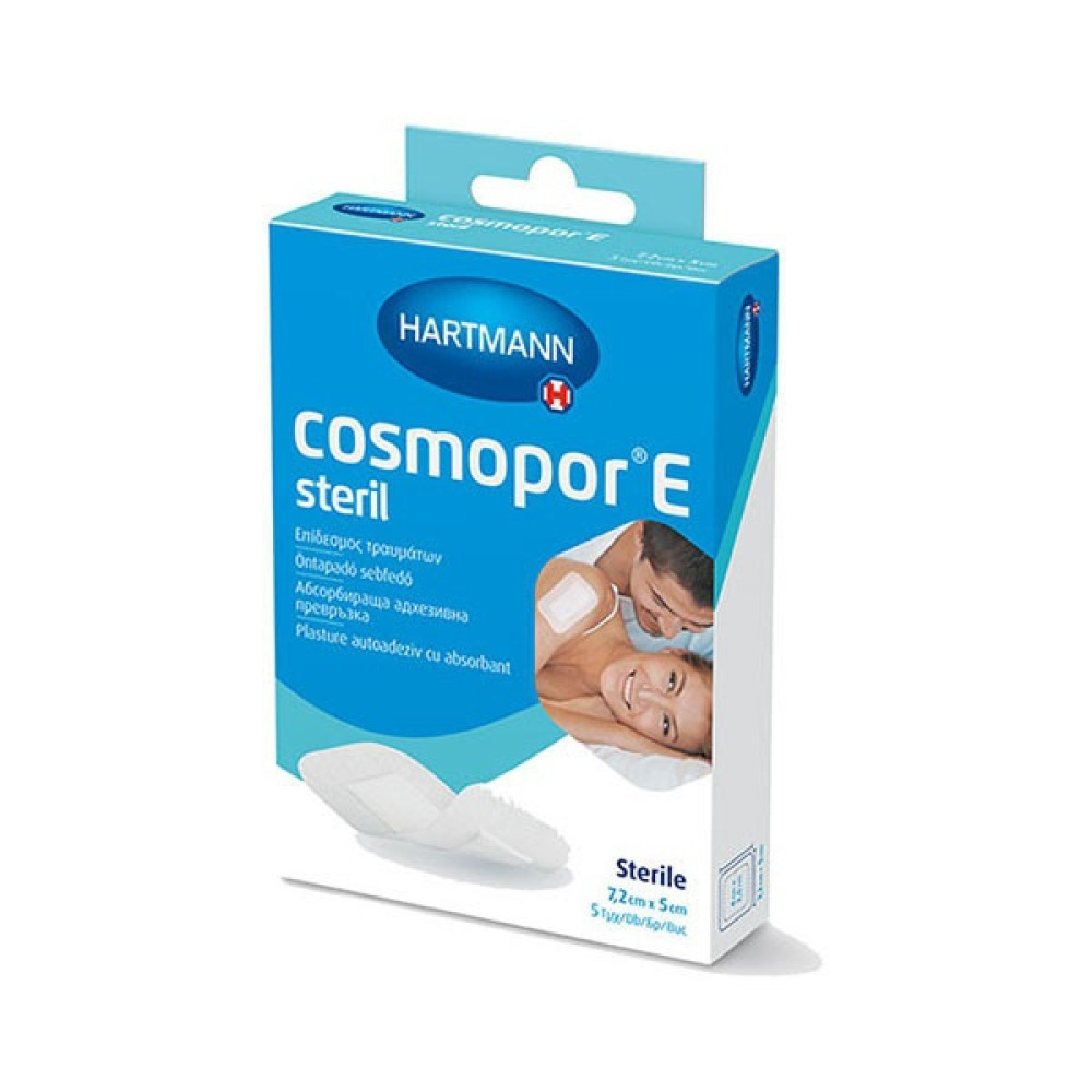 Cosmopor E стерилна абсорбираща превръзка 7,2см. x 5см. х 5 броя, Hartmann -