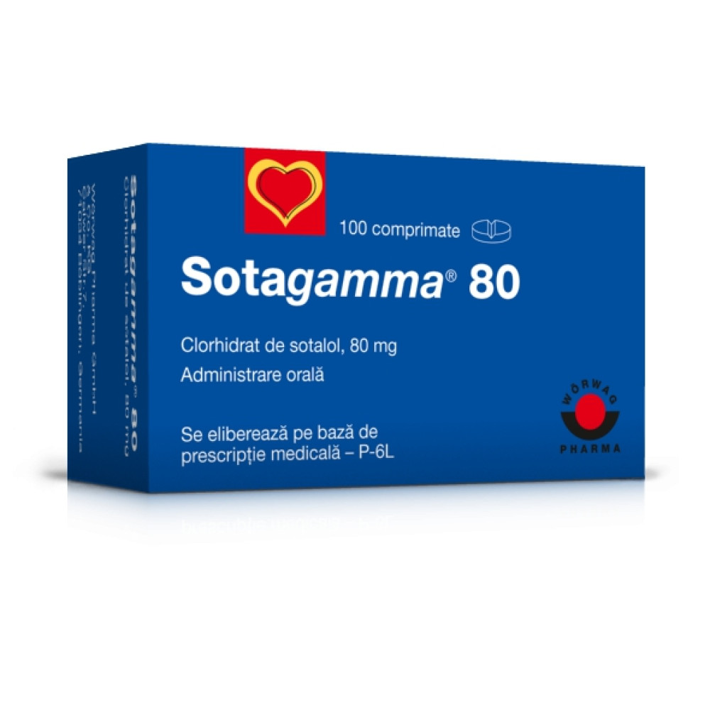 СОТАГАММА табл 80 мг x 50 бр