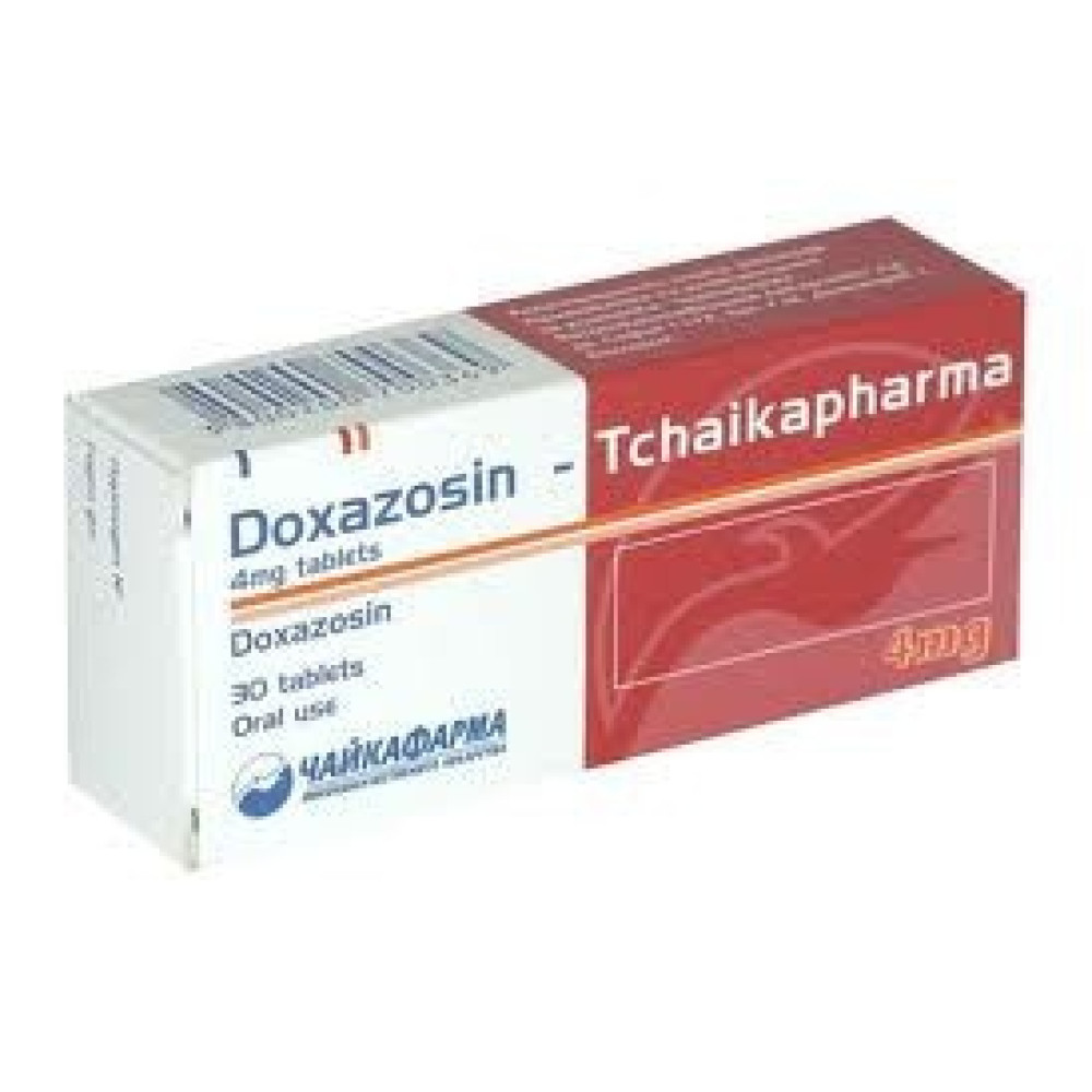 Doxazosin 4mg. Tchaikapharma 30 tabl. / Доксазозин 4 мг Чайкафарма 30 табл. - Лекарства с рецепта