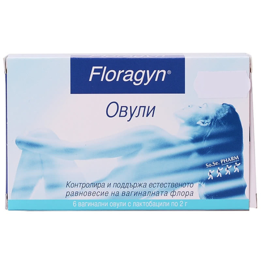 Floragin 6 vaginal ovules / Флоражин 6 вагинални овули - Женска хигиена
