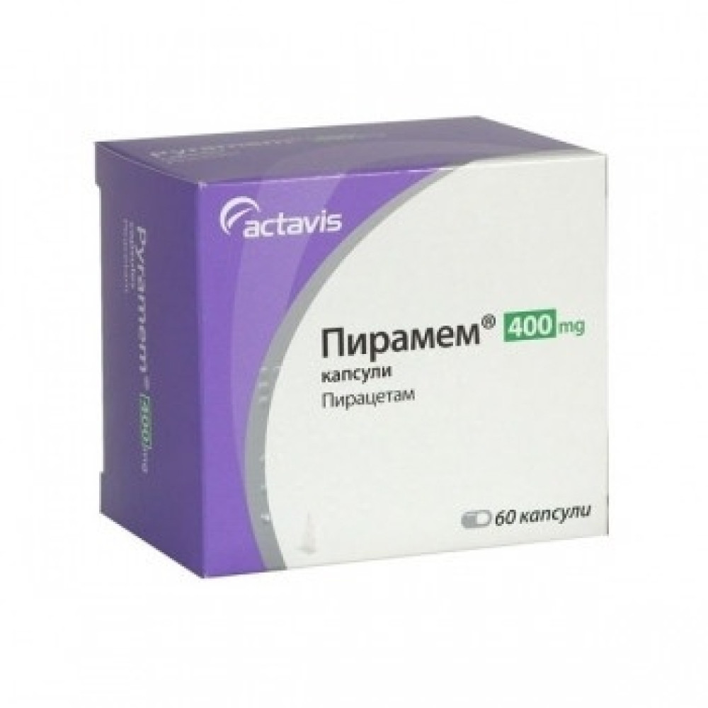 Pyramem 400 mg 60 capsules / Пирамем 400 mg 60 капсули - Лекарства с рецепта