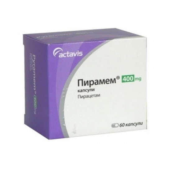 ПИРАМЕМ АКТАВИС капс 400 мг х 60 бр