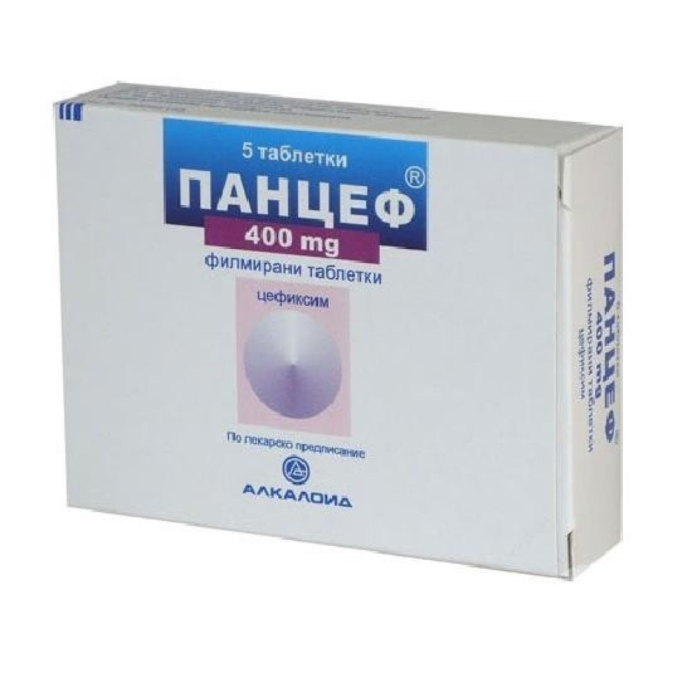 Pancef 400 mg 5 tablets / Панцеф 400 мг 5 таблетки - Лекарства с рецепта