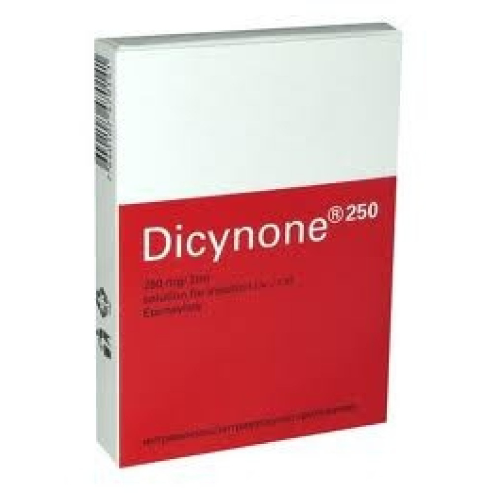 Dicynone 250 mg. 2 ml. 4 amp. / Дицинон 250 мг. 2 мл. 4 амп. - Лекарства с рецепта