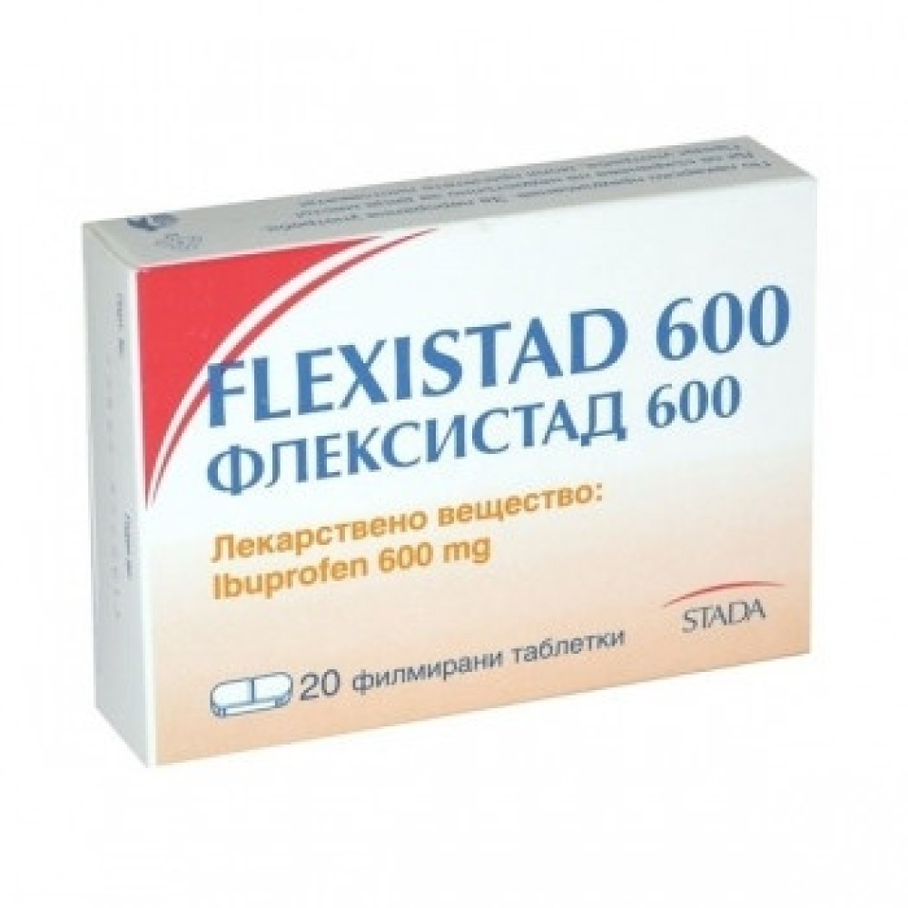 Флексистад 600 mg х 20 филмирани таблетки - Лекарства с рецепта