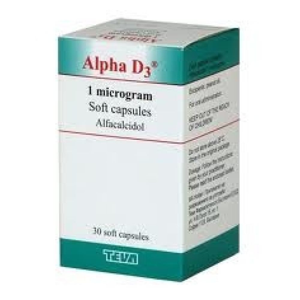 Алфа D3 1 мкг меки капсули х 30 - Лекарства с рецепта