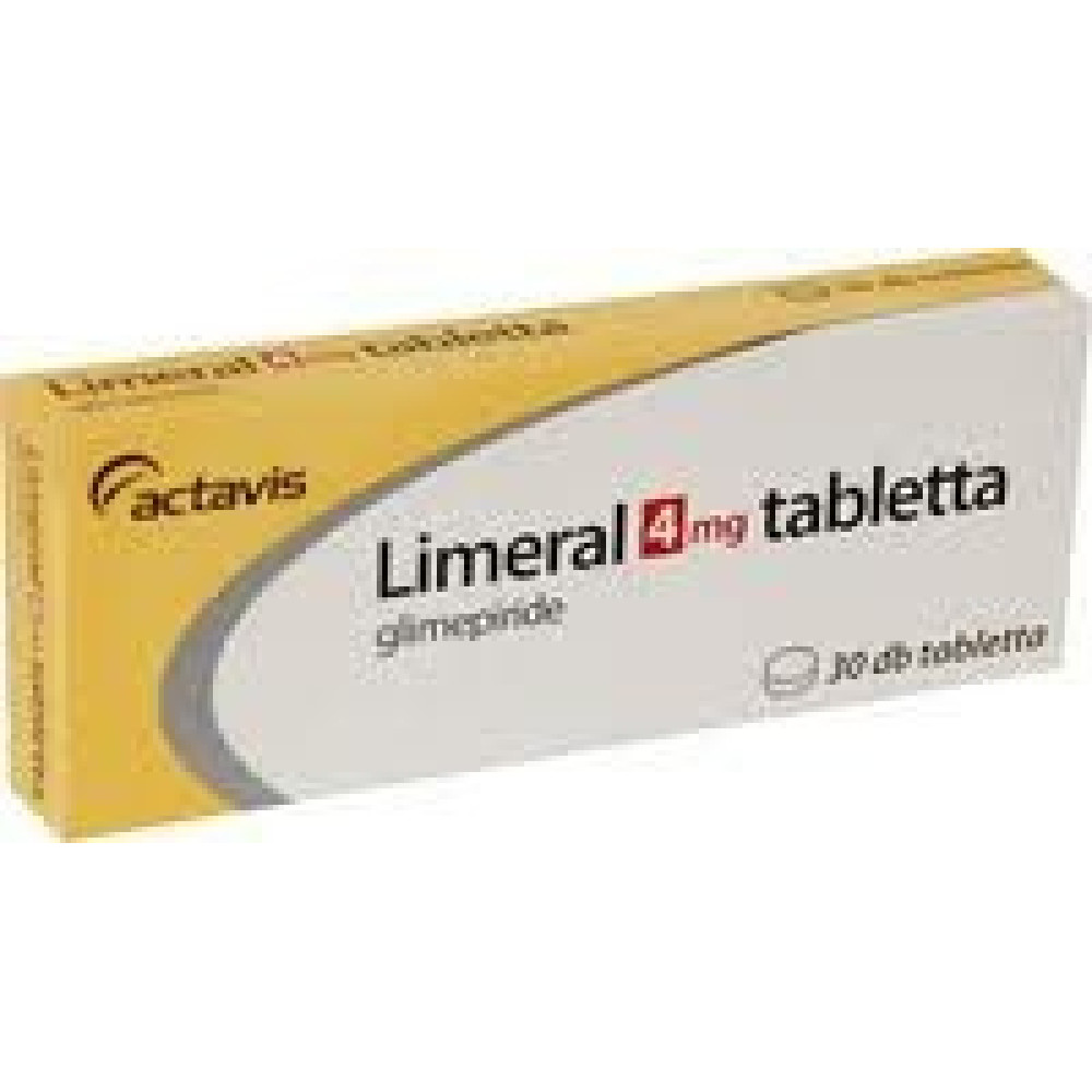 Limeral 4 mg 30 tablets / Лимерал 4 мг 30 таблетки - Лекарства с рецепта