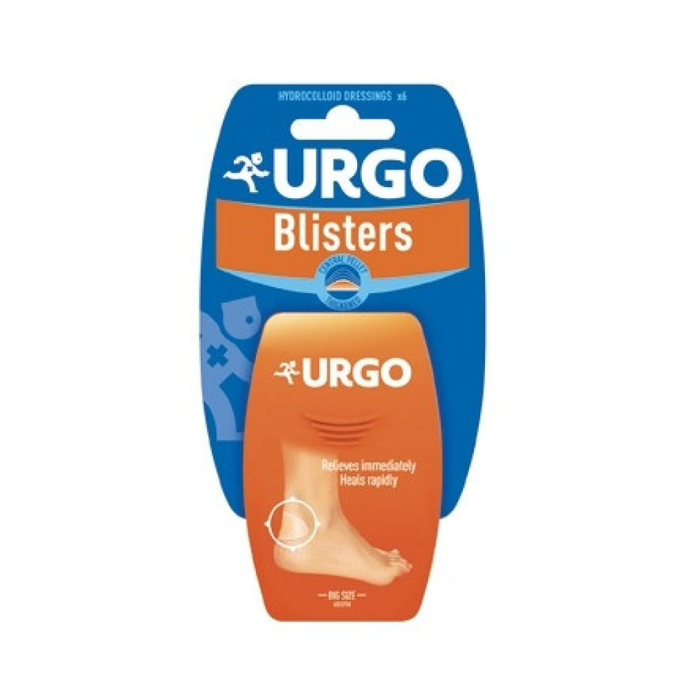 URGO Blisters, пластир за рани и мехури х 6 броя -