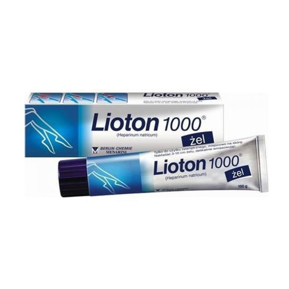 Лиотон 1000 Гел При разширени вени, оток и болка х100 грама - Венозна система