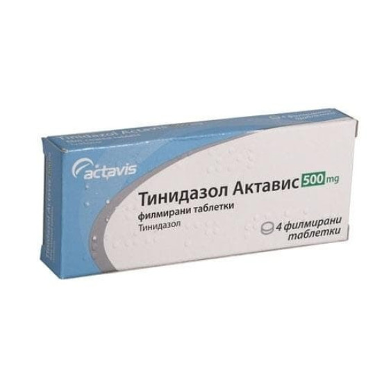 ТИНИДАЗОЛ табл 500 мг x 4 бр