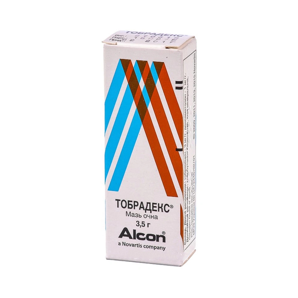 Tobradex 3mg/l mg/g eye ointment 3.5 gr / Тобрадекс 3мг/1 мг/г маз за очи 3.5 гр. - Лекарства с рецепта