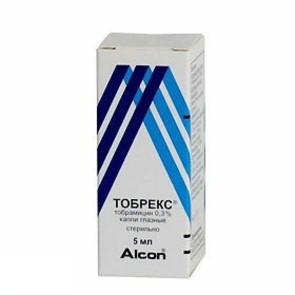 Tobrex 0,3% eye drops 5 ml. / Тобрекс 0,3% капки за очи 5 мл - Лекарства с рецепта