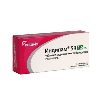 ИНДИПАМ SR табл 1.5 мг х 30 бр