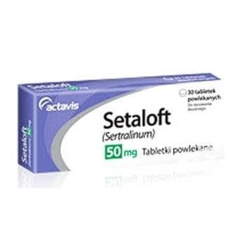 Setaloft 50 mg 30 film-coated tablets / Сеталофт 50 mg 30 филмирани таблетки - Лекарства с рецепта