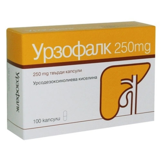УРЗОФАЛК капс 250 мг x 100 бр