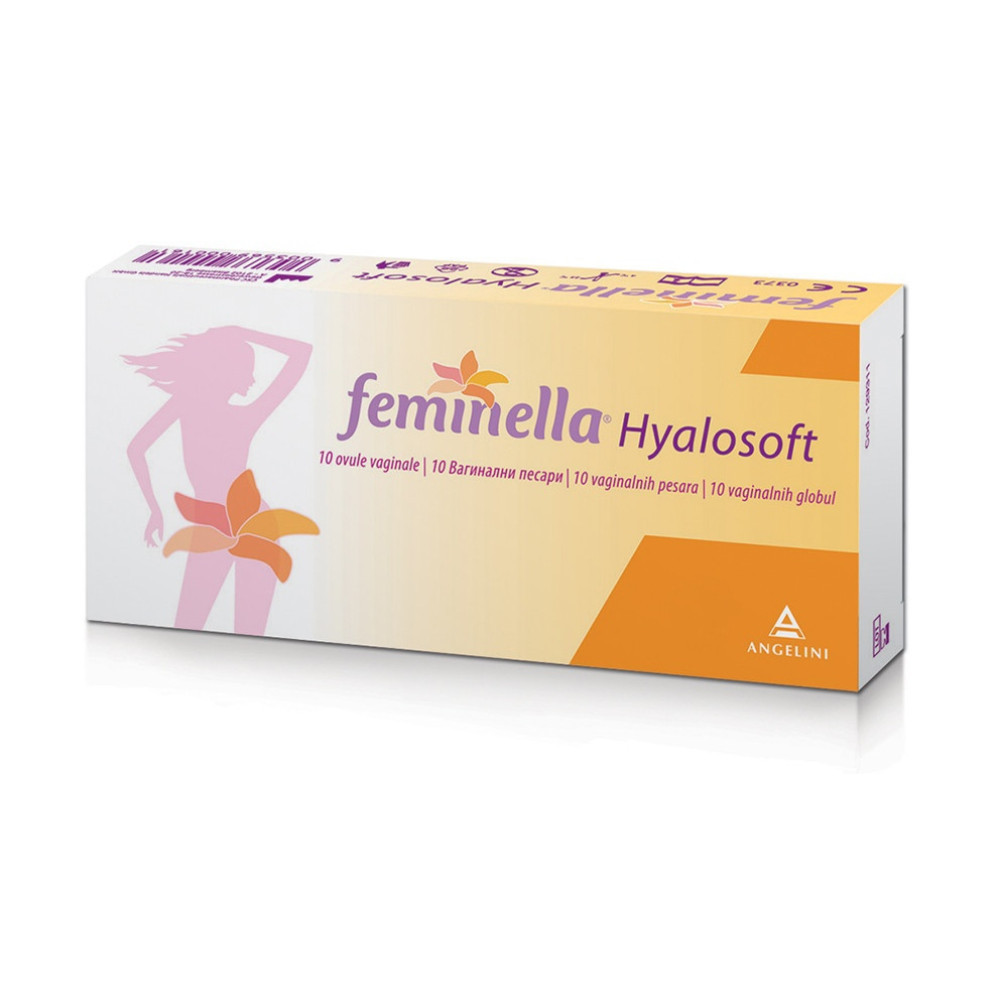 Feminela Hialosoft 10 vaginal suppositories / Феминела Хиалософт 10 вагинални супозитории - Женска хигиена