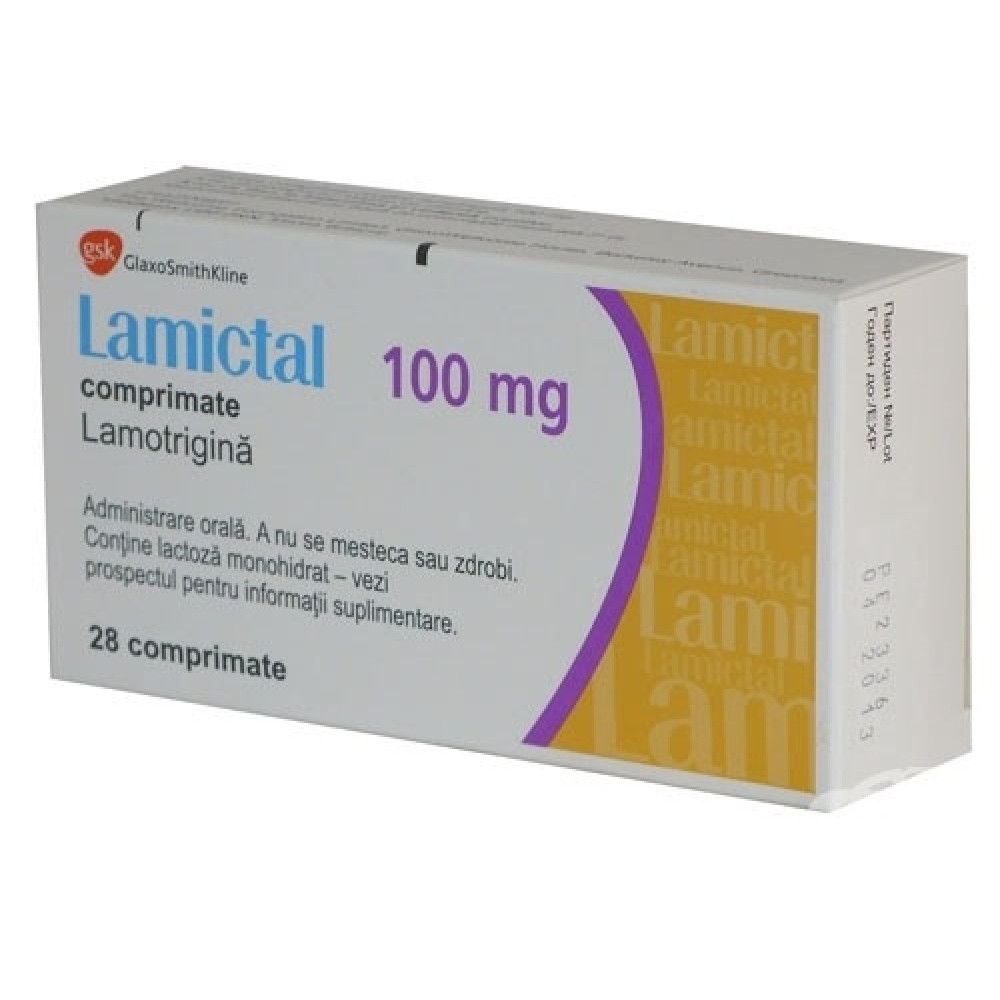 Lamictal 100 mg 28 tablets / Ламиктал 100 мг 28 таблетки - Лекарства с рецепта