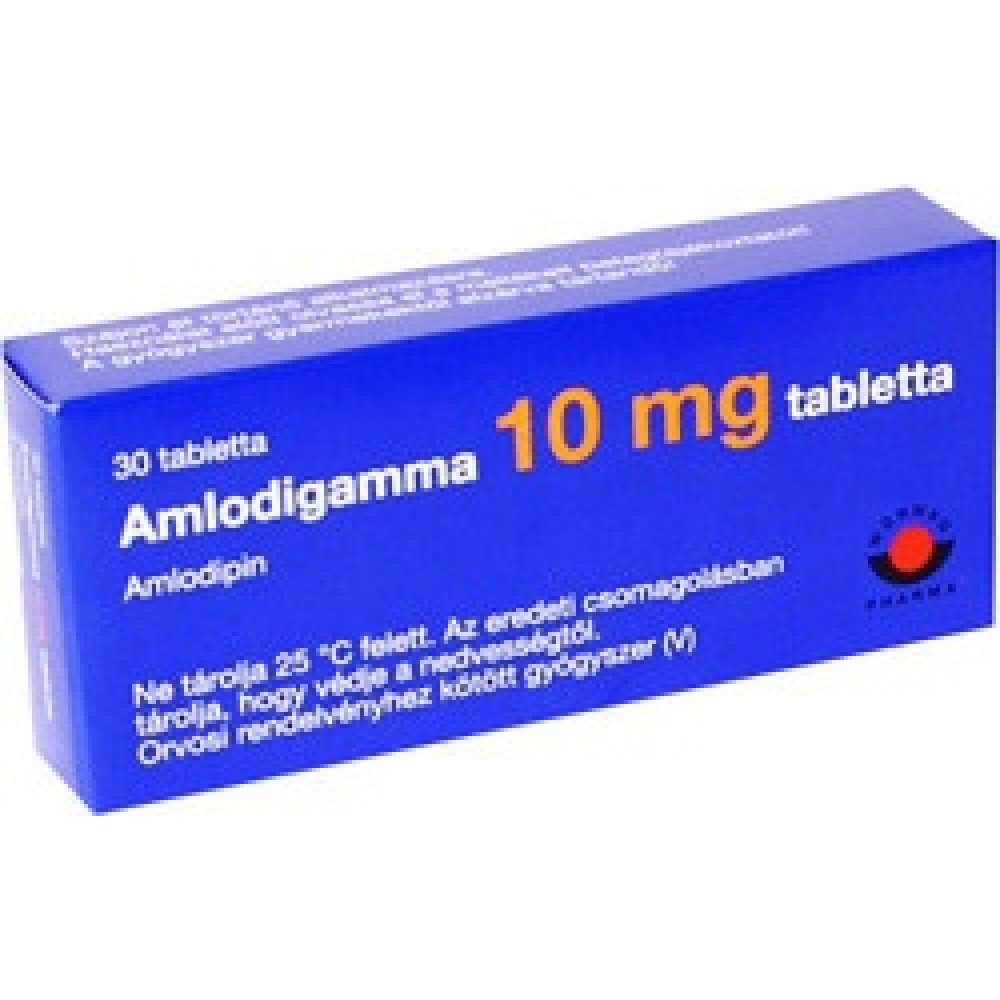 Amlodigamma 10 mg. 30 tablets / Aмлодигамма 10 мг. 30 таблетки - Лекарства с рецепта